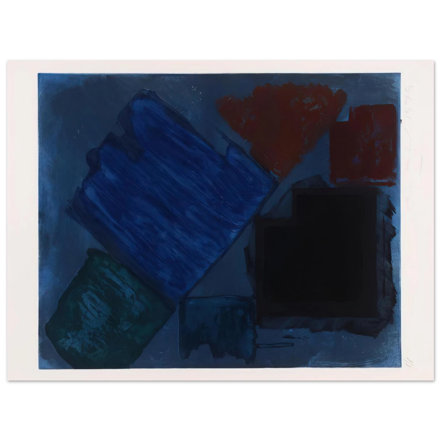 John Hoyland - Splay - 1979 75x100 cm / 30x40inches Fine Art Poster