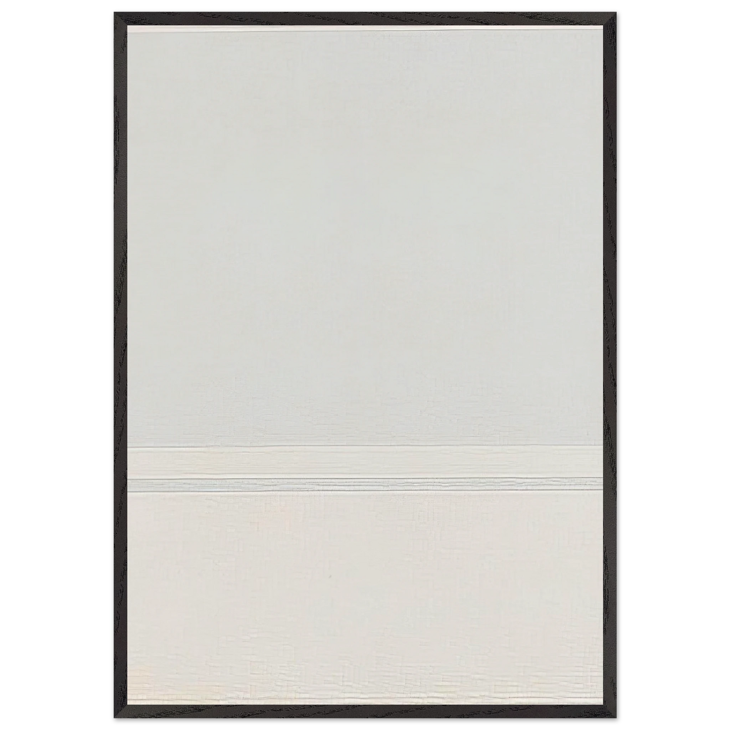 Untitled - 1970 N19 - Antonio Calderara 70x100 cm / 28x40 inches Framed Art Print – Black Wooden Frame