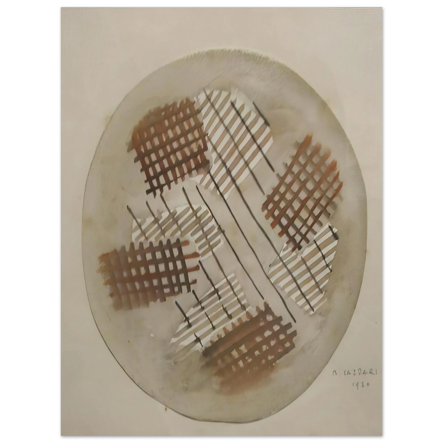 Bice Lazzari - Red and White Signals - 1930 75x100 cm / 30x40inches Fine Art Poster