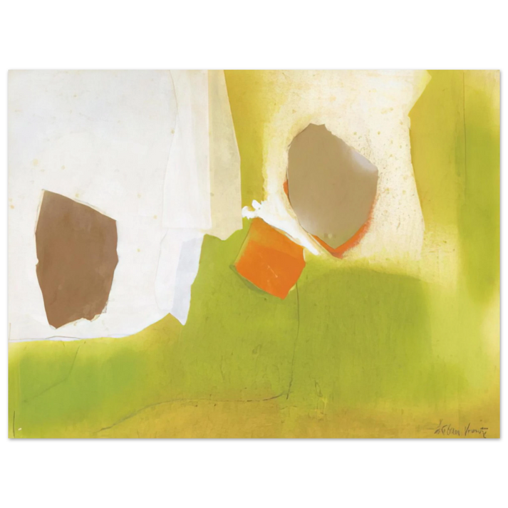 Esteban Vicente - THE GARDEN 1984 75x100 cm / 30x40inches Fine Art Poster