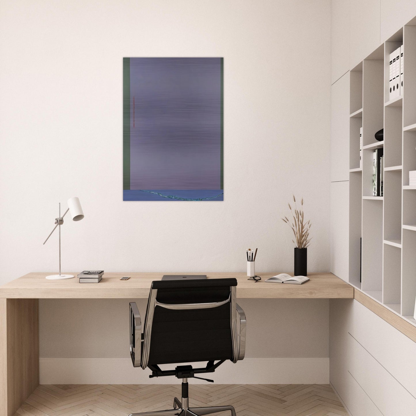 Infinity Field, Nemea Series #4 - 1973 - Theodoros Stamos Brushed Aluminum Print - 70x100 cm / 28x40 inches | Theodoros Stamos Aluminum Print | Theodoros Stamos Prints