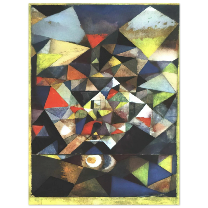 Paul Klee - WITH THE EGG 1917 75x100 cm / 30x40inches Fine Art Poster