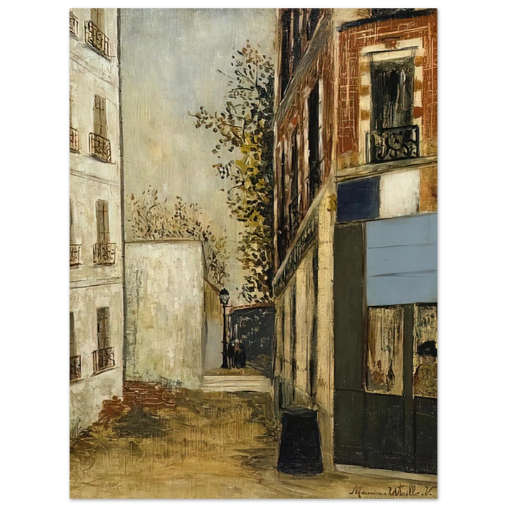 Maurice Utrillo - CABARE BELLE GABRIELLE 75x100 cm / 30x40inches Fine Art Poster