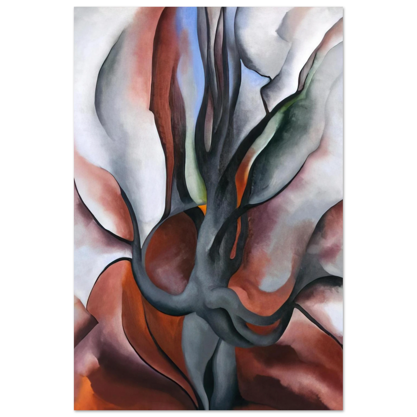 Georgia O'Keeffe - Autumn Trees - The Maple Fine Art Poster