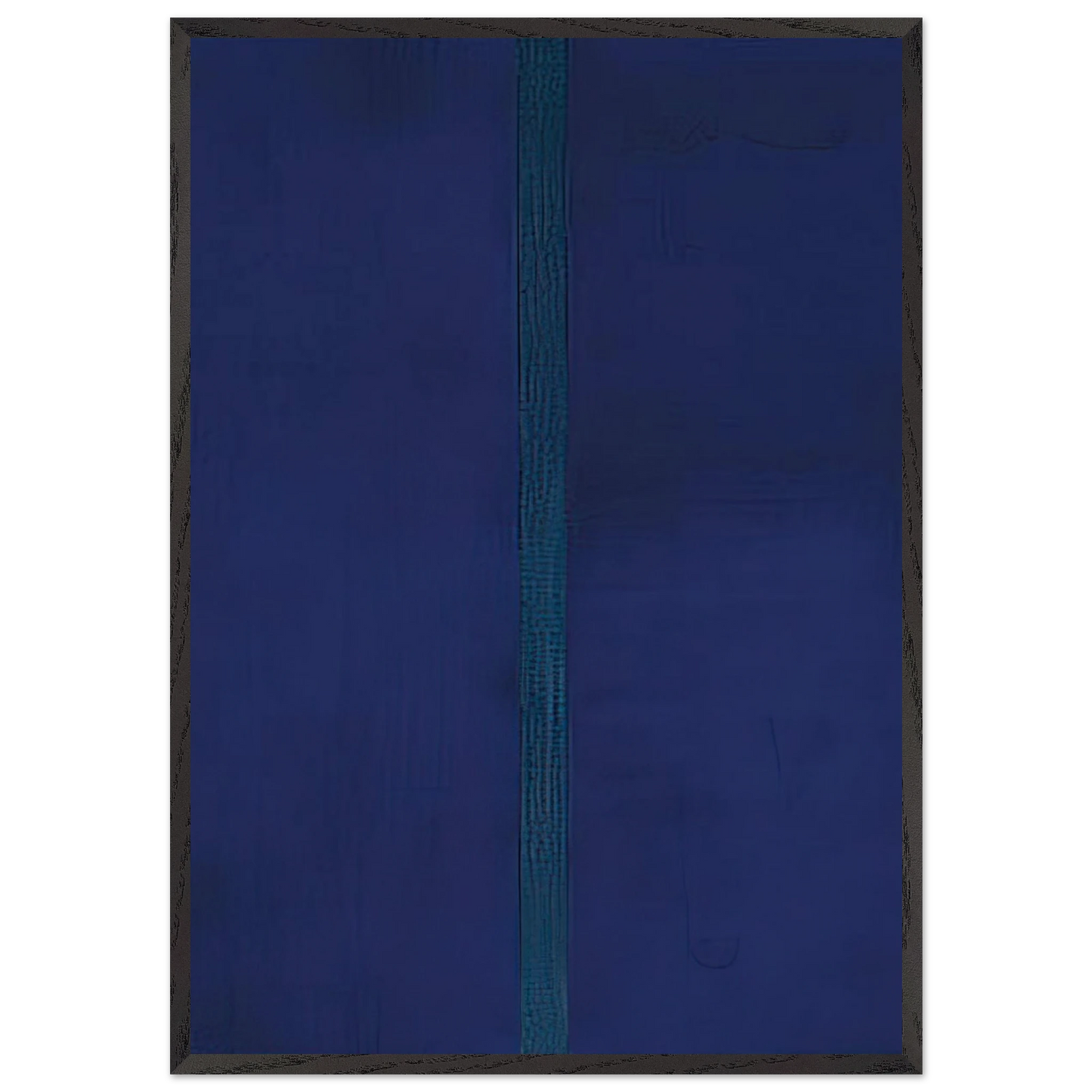 Onement V - Barnett Newman 70x100 cm / 28x40 inches Framed Art Print – Black Wooden Frame