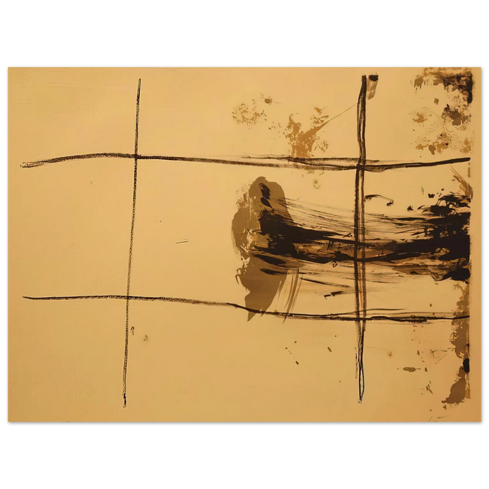 Antoni Tapies - CARR S 1967 75x100 cm / 30x40inches Fine Art Poster
