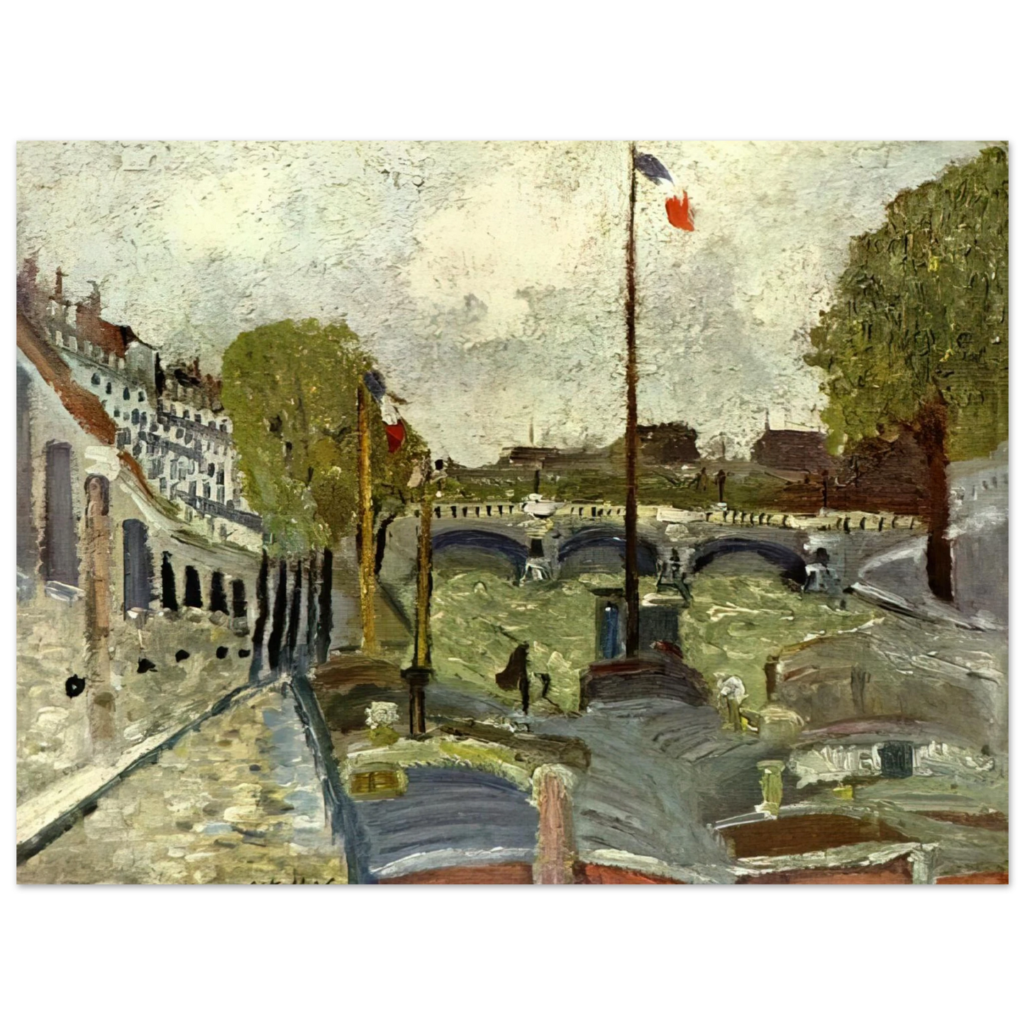 Maurice Utrillo - NINE 75x100 cm / 30x40inches Fine Art Poster
