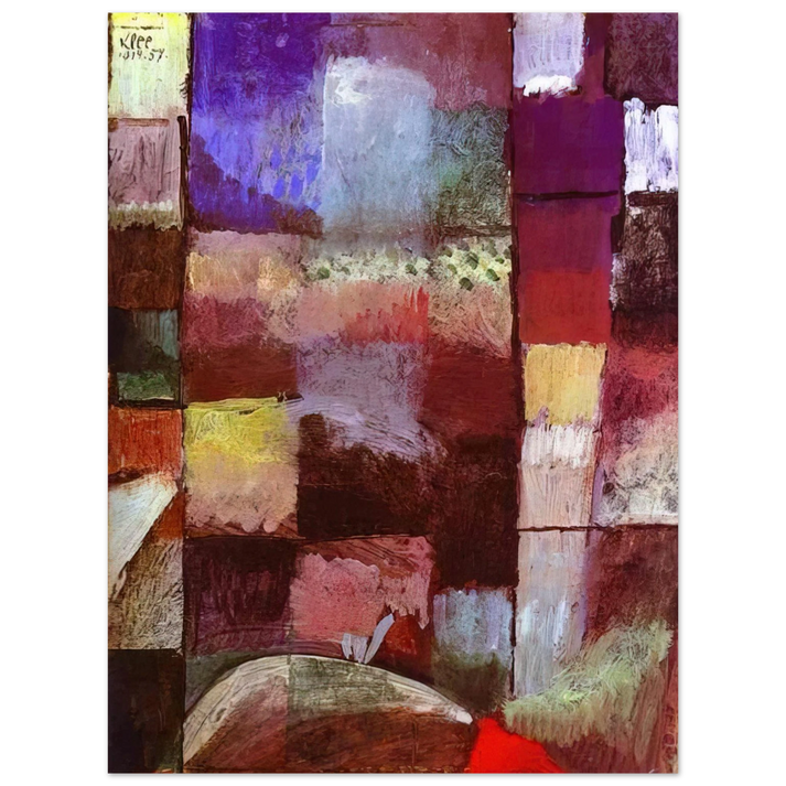 Paul Klee - HAMAMET 1914 75x100 cm / 30x40inches Fine Art Poster