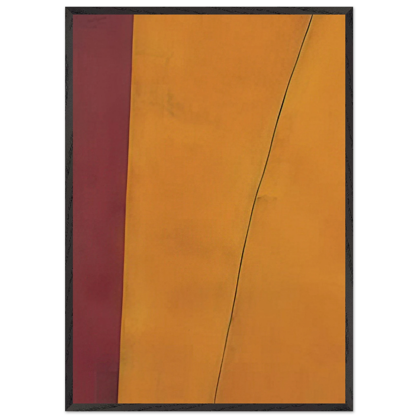 P-T 5 - 1970 N2 - Edward Corbett 70x100 cm / 28x40 inches Framed Art Print – Black Wooden Frame