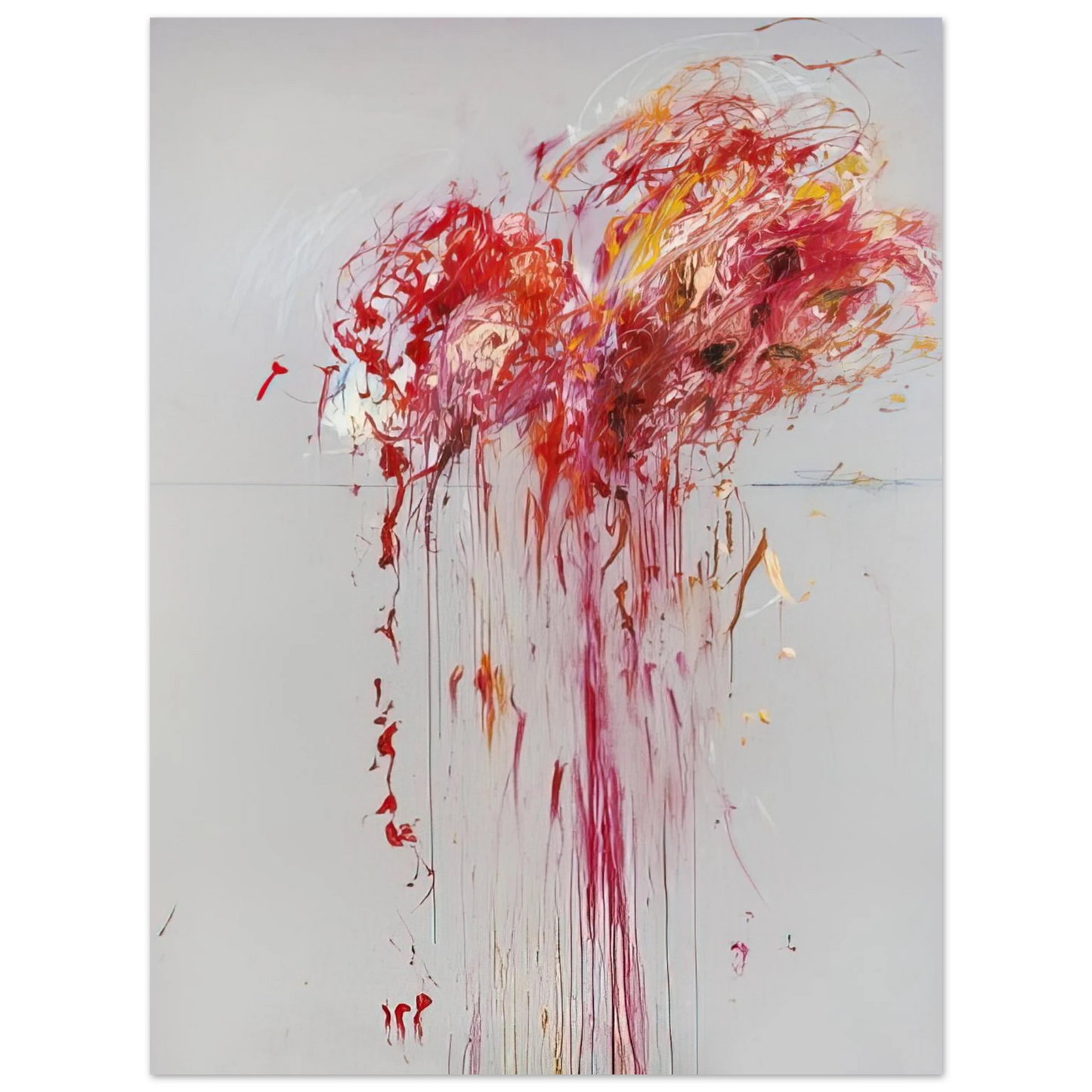 Cy Twombly - Nine Discourses on Commodus, Part VIII 75x100 cm / 30x40inches Fine Art Poster