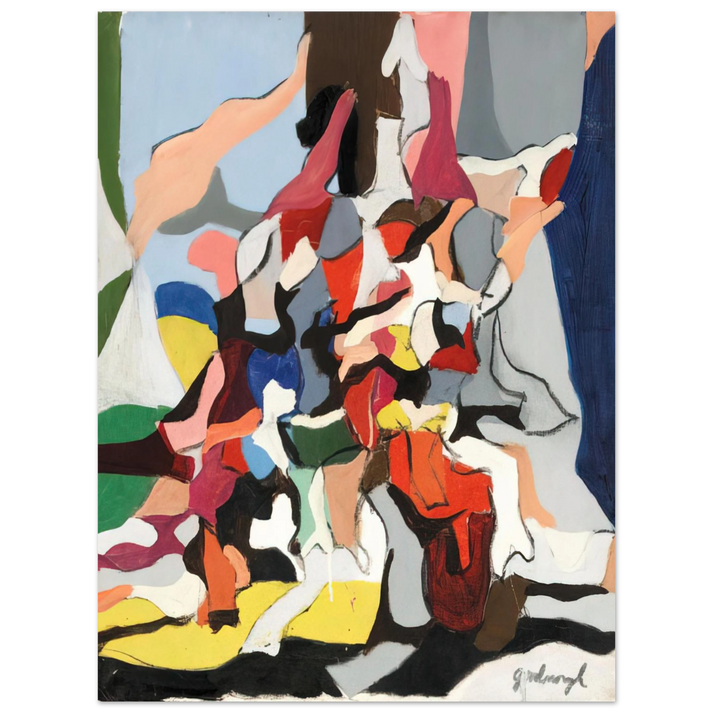 Robert Goodnough - Composition - Abstract Expressionism 75x100 cm / 30x40inches Fine Art Poster