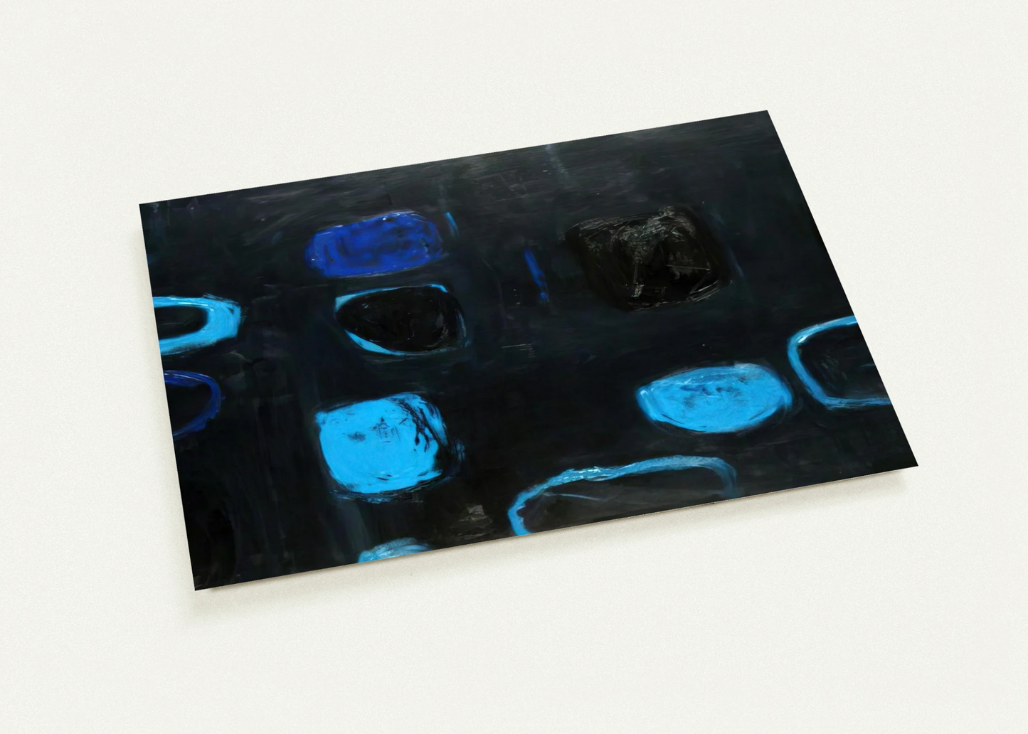 Composition with Blue and Black - 1959 By William Scott Pack of 10 Post Cards | William Scott Post Cards | A6 (10.5 x 14.8 cm) - 4.1 x 5.8 inches