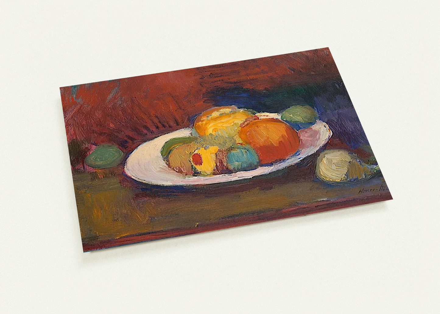 ASSIETTE DE FRUITS FRUIT DISH 1902 By Henri Matisse Pack of 10 Post Cards | Henri Matisse Post Cards | A6 (10.5 x 14.8 cm) - 4.1 x 5.8 inches