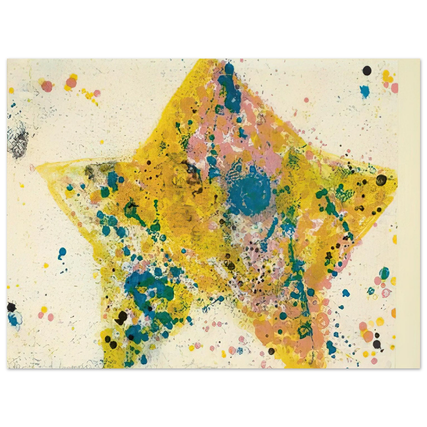 Sam Francis - Star 75x100 cm / 30x40inches Fine Art Poster