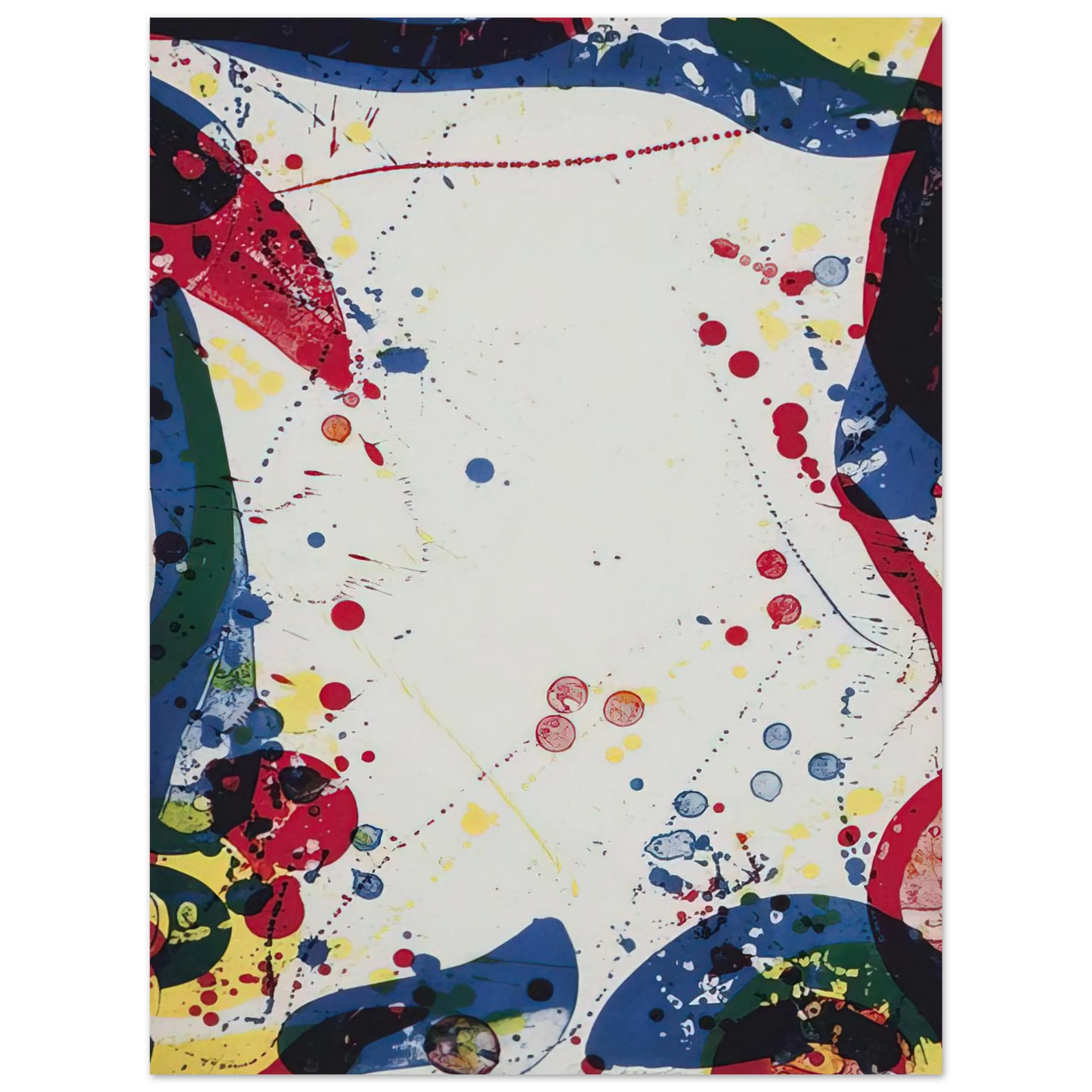 Sam Francis - Sulfur Water 75x100 cm / 30x40inches Fine Art Poster