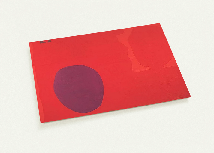Cadmium with Violet, Scarlet, Emerald, Lemon and Venetian - 1969 By Patrick Heron Pack of 10 Post Cards | Patrick Heron Post Cards | A6 (10.5 x 14.8 cm) - 4.1 x 5.8 inches