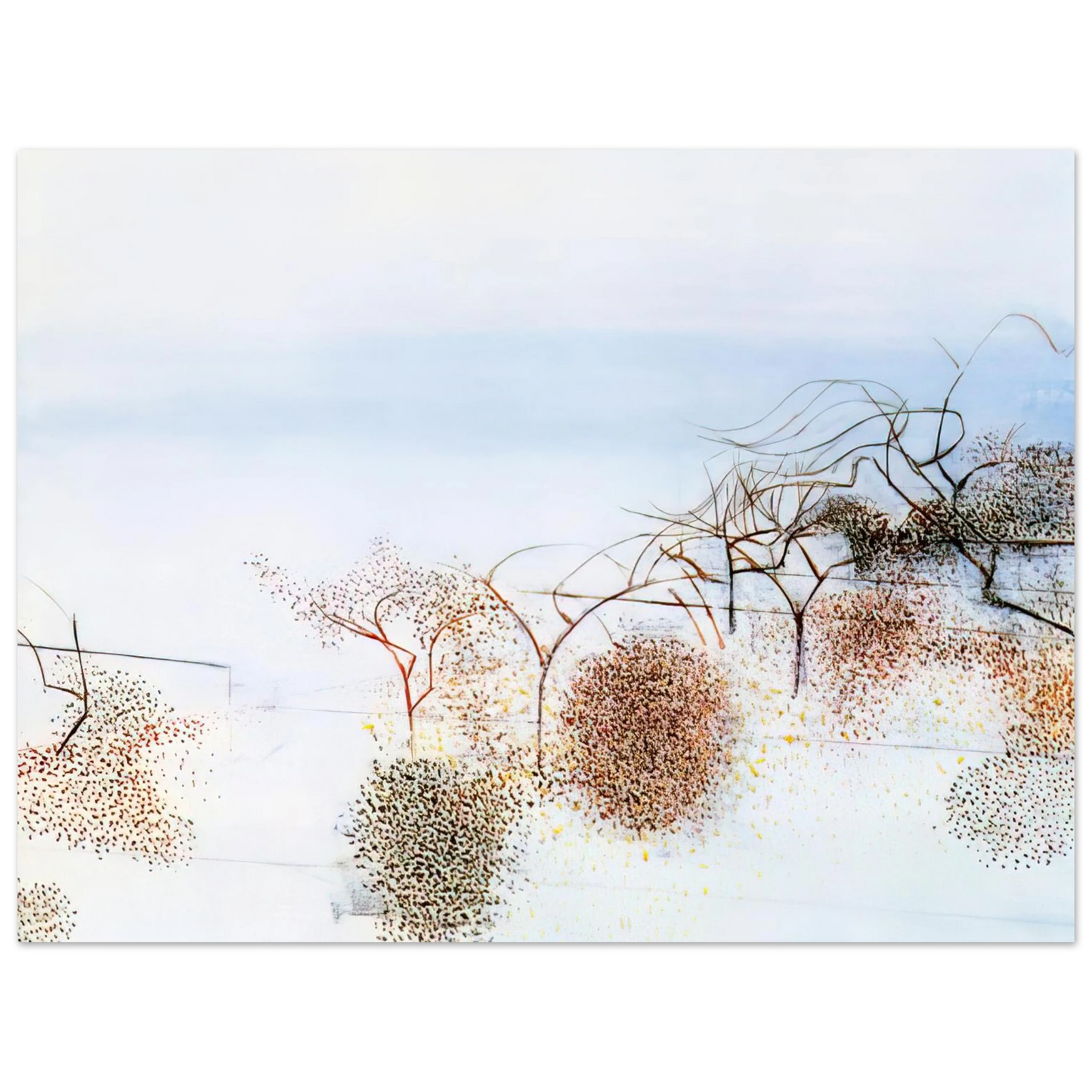 Victor Pasmore - HANGING GARDENS OF HAMMERSMITH NO 2 1949 75x100 cm / 30x40inches Fine Art Poster