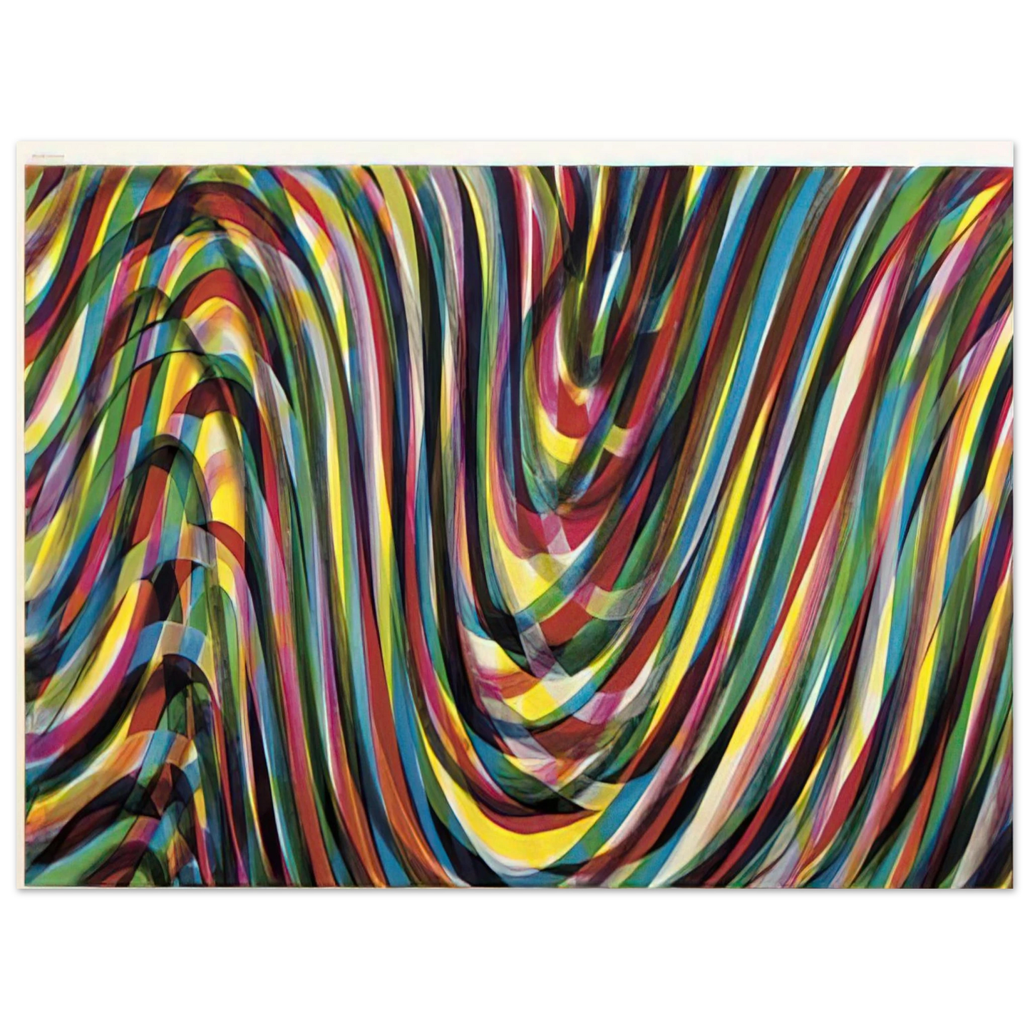 Sol LeWitt - Horizontal Wavy Lines 75x100 cm / 30x40inches Fine Art Poster