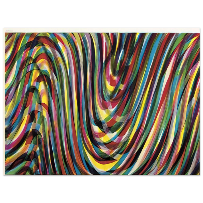 Sol LeWitt - Horizontal Wavy Lines 75x100 cm / 30x40inches Fine Art Poster