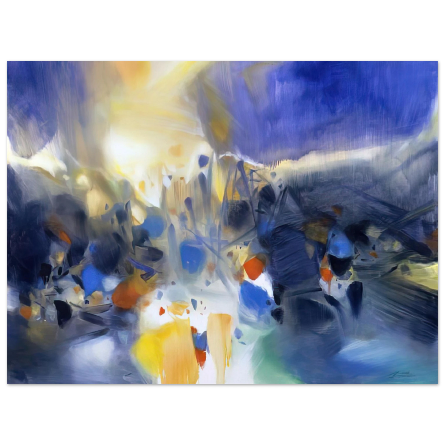 Chu teh Chun - LA VIE QUI ANIME LES NUAGES 2006 75x100 cm / 30x40inches Fine Art Poster