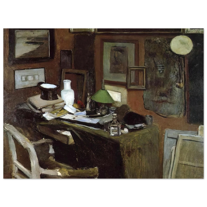 Henri Matisse - INTERIOR WITH A TOP HAT 1896 75x100 cm / 30x40inches Fine Art Poster