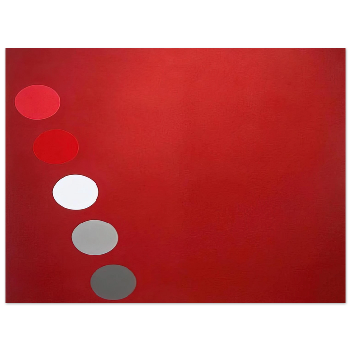Thomas Downing - Phased Red - 1965 75x100 cm / 30x40inches Fine Art Poster
