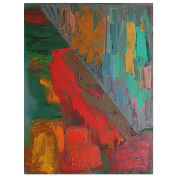 John Hoyland - Landslide - 1978 75x100 cm / 30x40inches Fine Art Poster
