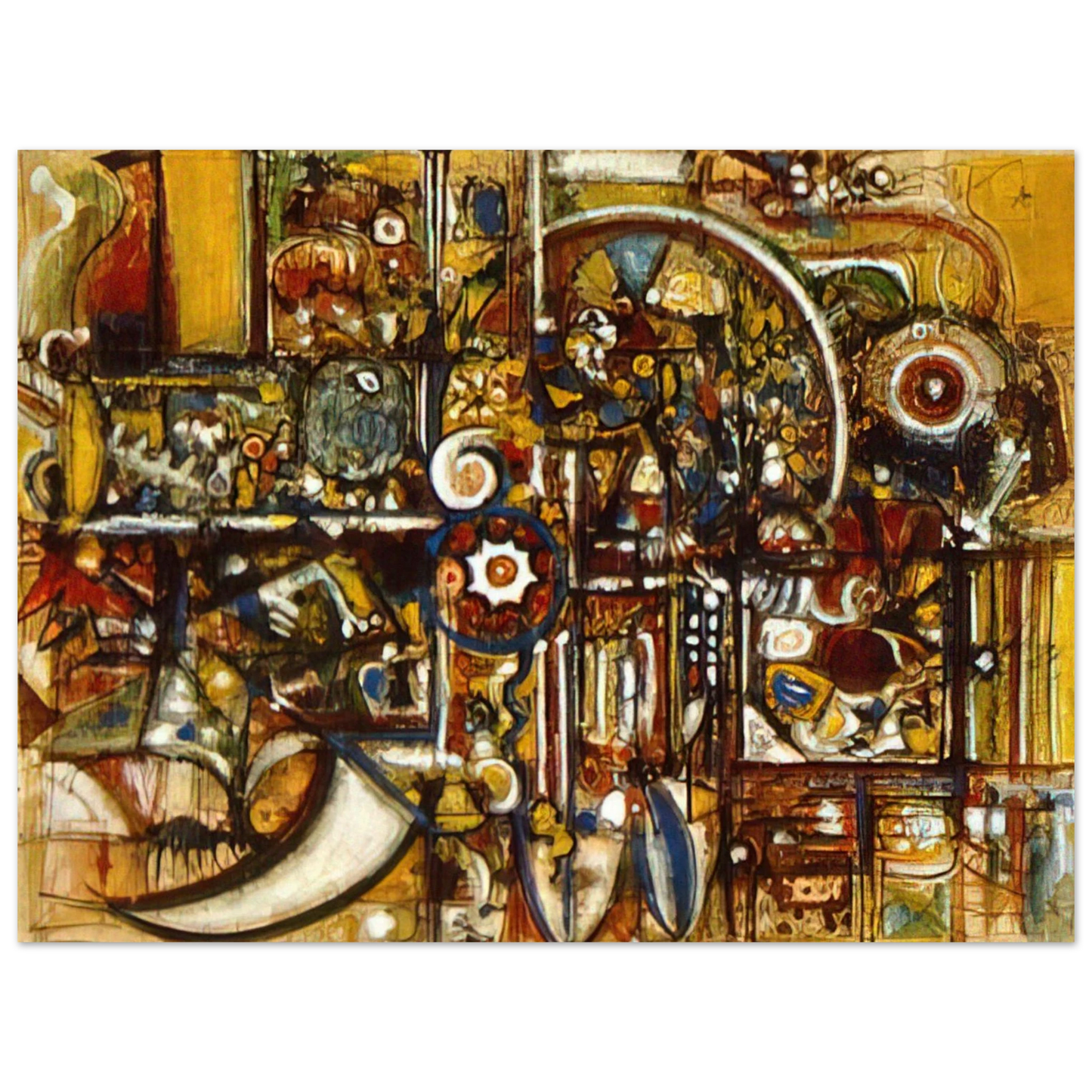 Richard Pousette-Dart - Opaque Harmony 75x100 cm / 30x40inches Fine Art Poster