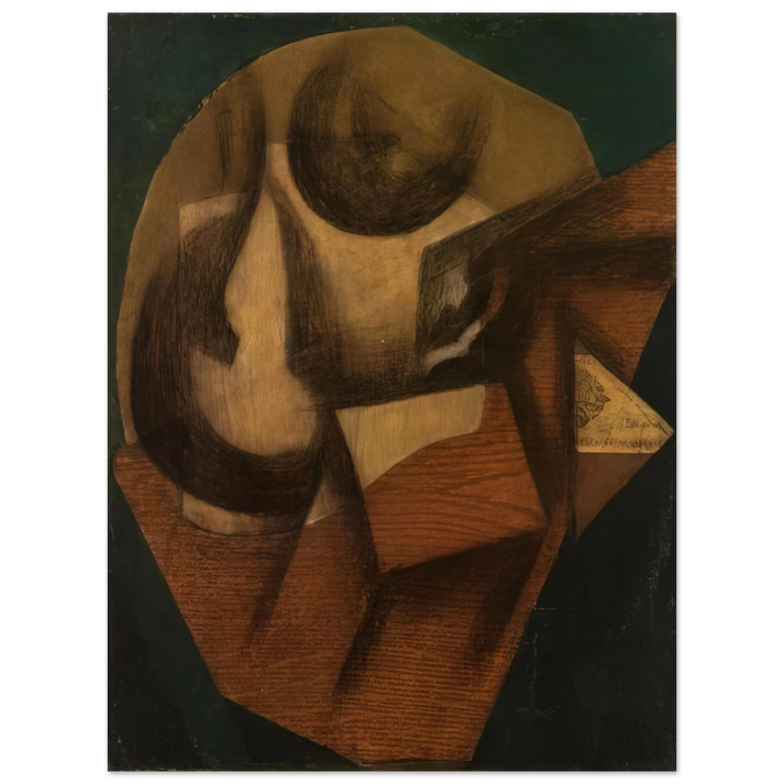 Juan Gris - THE GLASS 1914 75x100 cm / 30x40inches Fine Art Poster