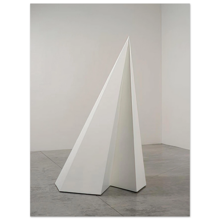 Sol LeWitt - Pyramid #10 75x100 cm / 30x40inches Fine Art Poster