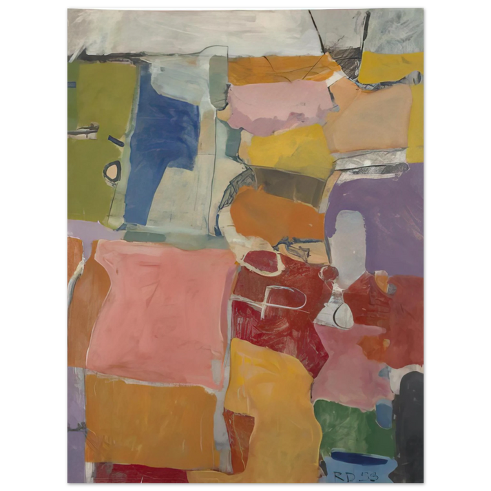 Richard Diebenkorn - Urbana 75x100 cm / 30x40inches Fine Art Poster
