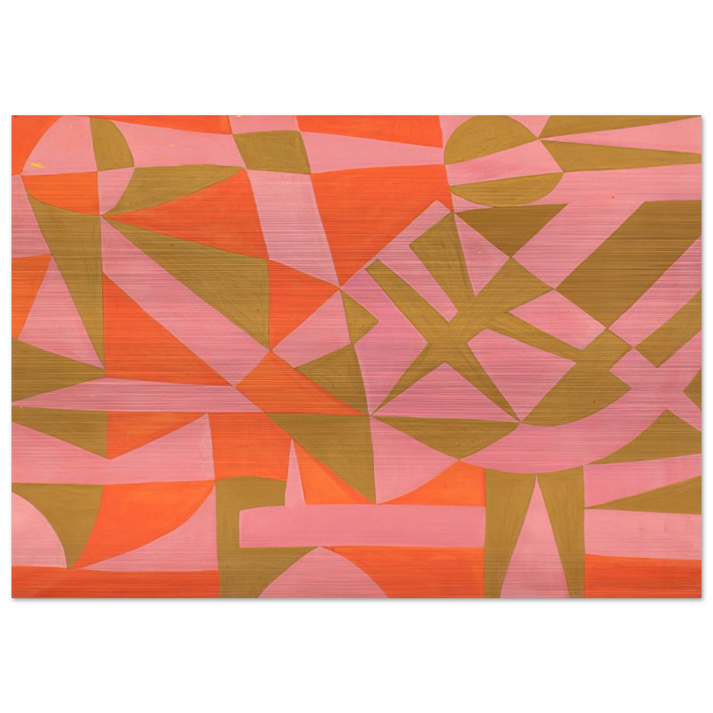 Flight of Colors - 1949 - Carmen Herrera Brushed Aluminum Print - 70x100 cm / 28x40 inches | Carmen Herrera Aluminum Print | Carmen Herrera Prints