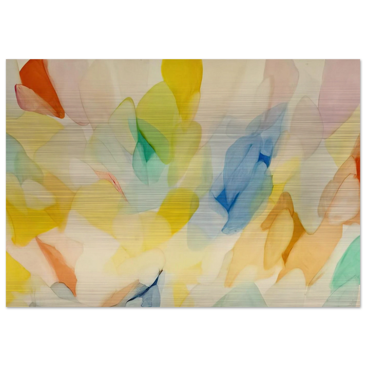 Lord of the Rainbow - Alice Baber Brushed Aluminum Print - 70x100 cm / 28x40 inches | Alice Baber Aluminum Print | Alice Baber Prints
