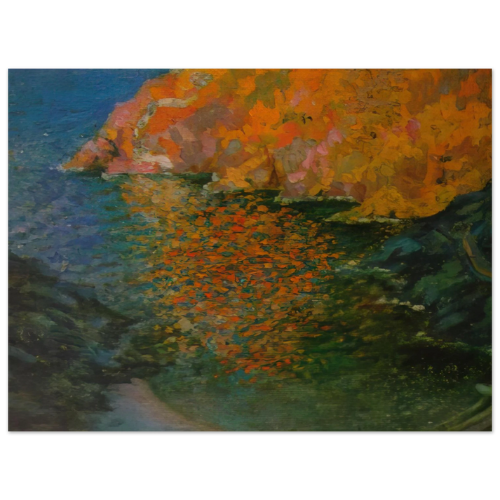 Salvador Dali - SMALL ROCKY BAY OF NANS CADAQUES 1921 75x100 cm / 30x40inches Fine Art Poster