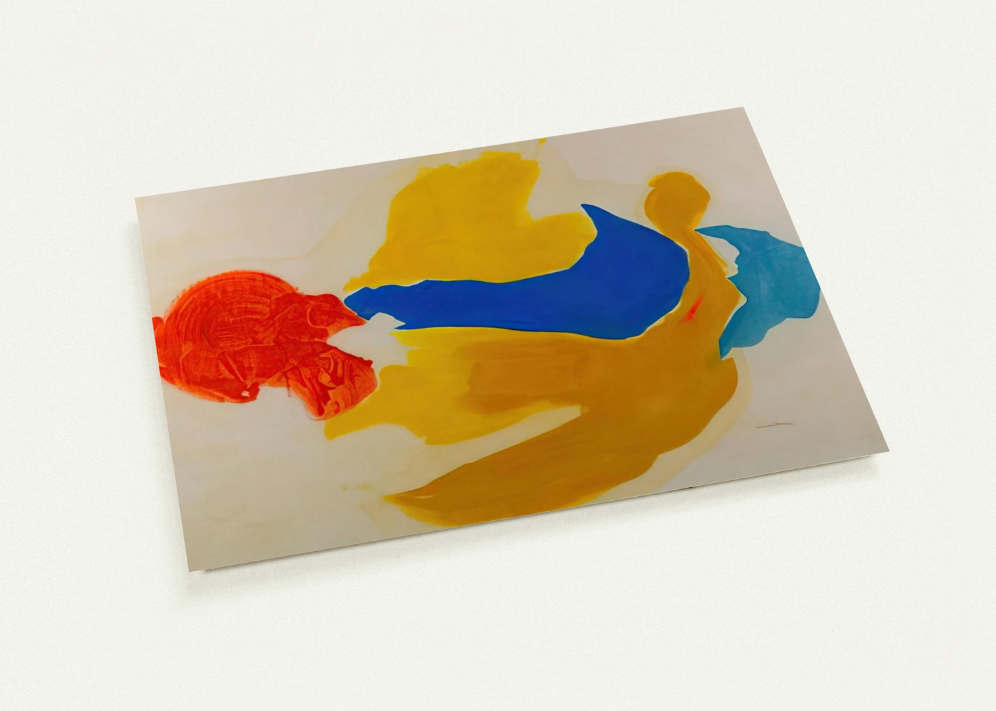 Blue Jay - 1963 United States By Helen Frankenthaler Pack of 10 Post Cards | Helen Frankenthaler Post Cards | A6 (10.5 x 14.8 cm) - 4.1 x 5.8 inches