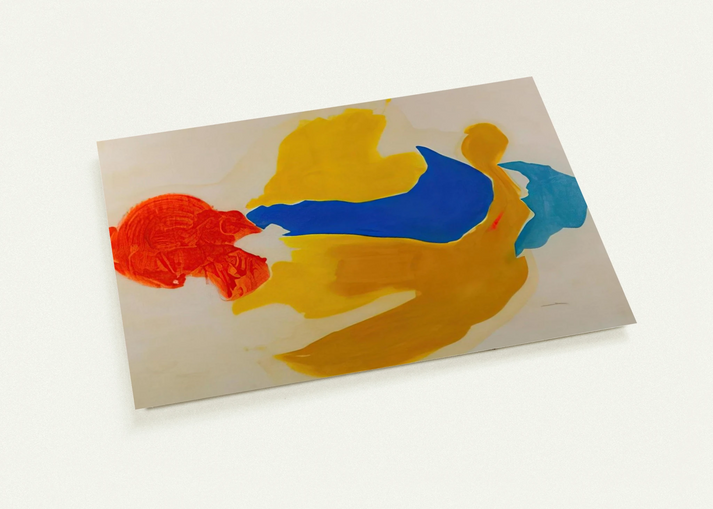 Blue Jay - 1963 United States By Helen Frankenthaler Pack of 10 Post Cards | Helen Frankenthaler Post Cards | A6 (10.5 x 14.8 cm) - 4.1 x 5.8 inches