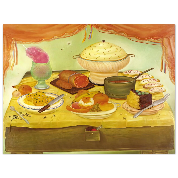 Fernando Botero - STILL LIFE 75x100 cm / 30x40inches Fine Art Poster