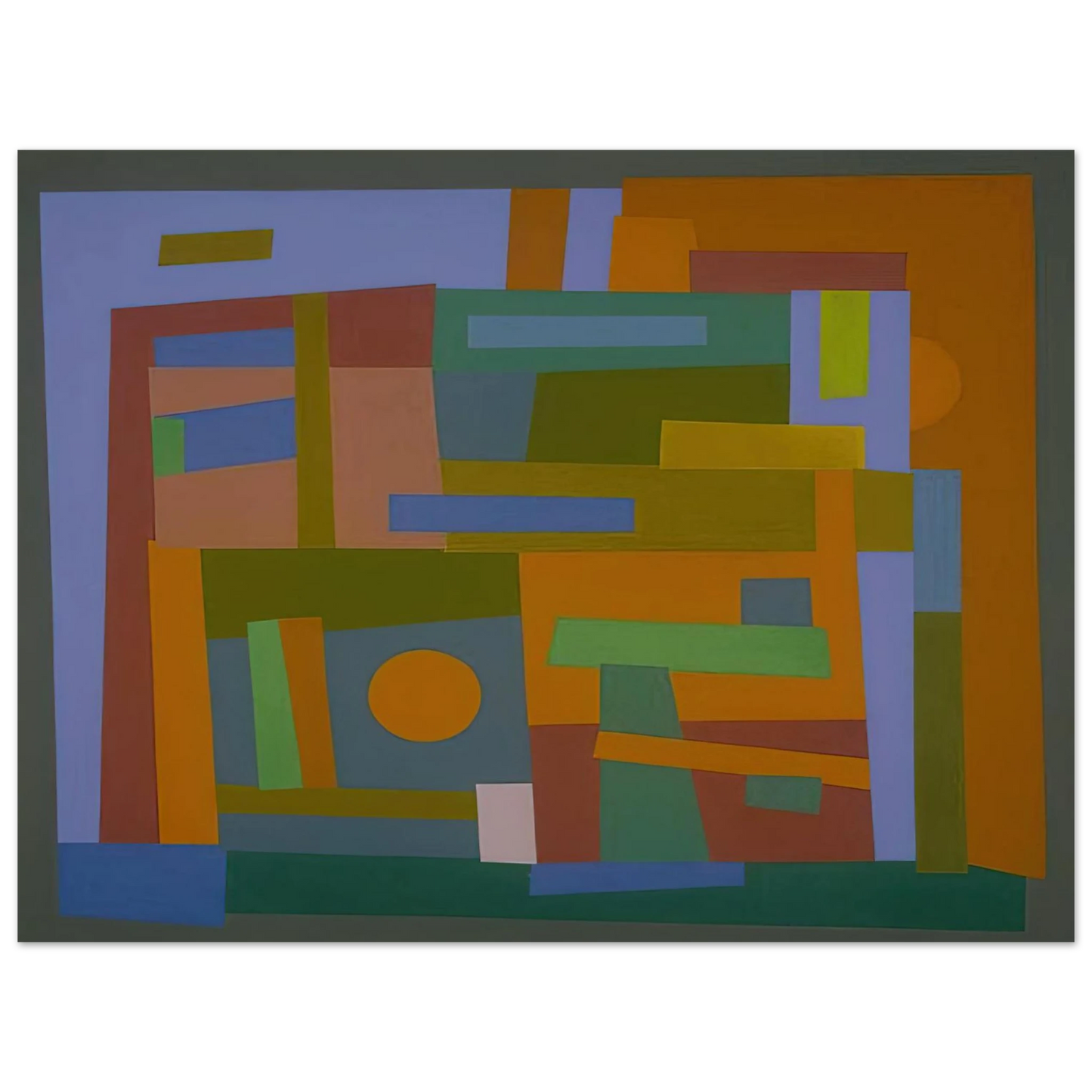 Ad Reinhardt - Number 30 - 1938 75x100 cm / 30x40inches Fine Art Poster