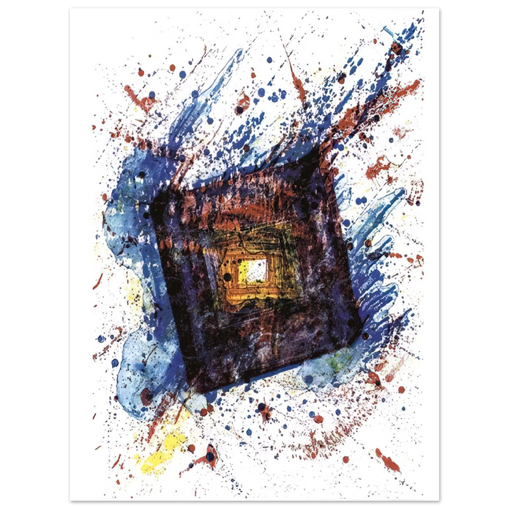 Sam Francis - Falling Star L. L249 75x100 cm / 30x40inches Fine Art Poster