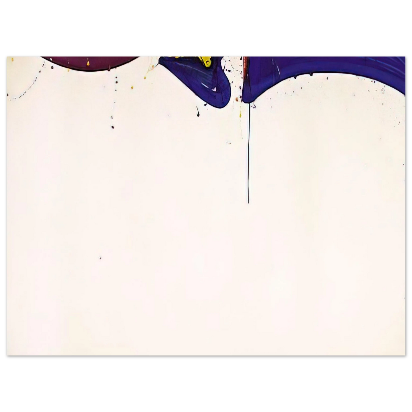 Sam Francis - Untitled SF 64-171 75x100 cm / 30x40inches Fine Art Poster
