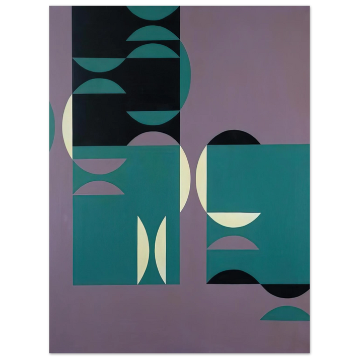 Tomas Maldonado - 4 temas circulares - 1953 75x100 cm / 30x40inches Fine Art Poster