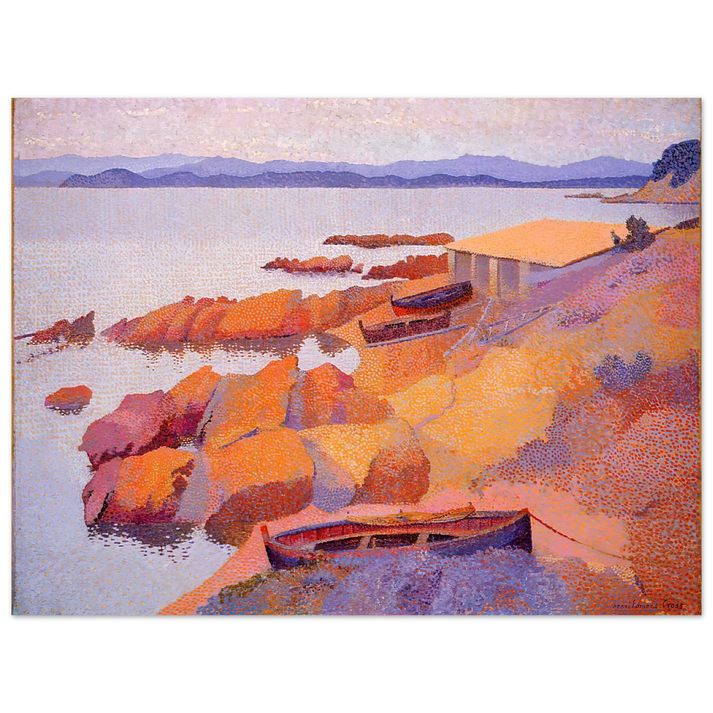 Henri-Edmond Cross - Coast Near Antibes 75x100 cm / 30x40inches Fine Art Poster