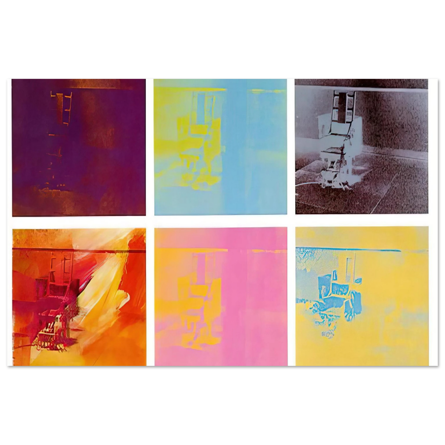 Andy Warhol - Electric Chair Fine Art Poster