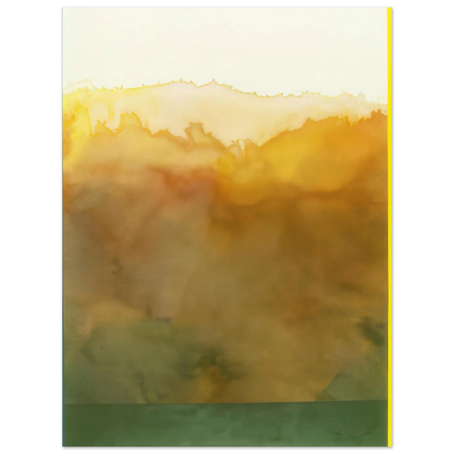 Ronnie Landfield - Turtle - 1977 75x100 cm / 30x40inches Fine Art Poster