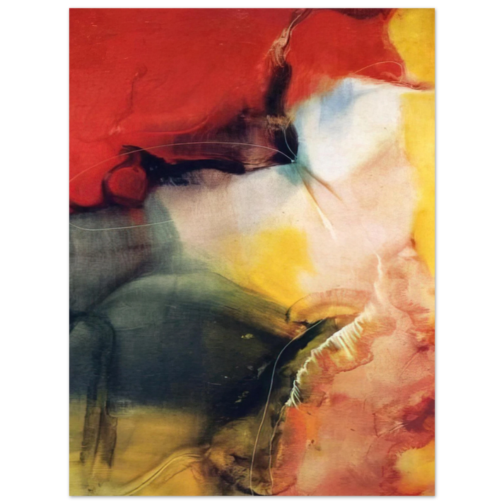 Paul Jenkins - Lotus - 1957 75x100 cm / 30x40inches Fine Art Poster