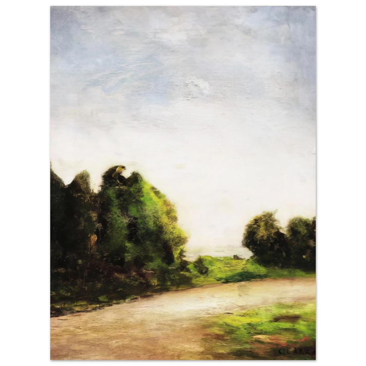 Carlo Carra - PAESAGGIO 1904 75x100 cm / 30x40inches Fine Art Poster