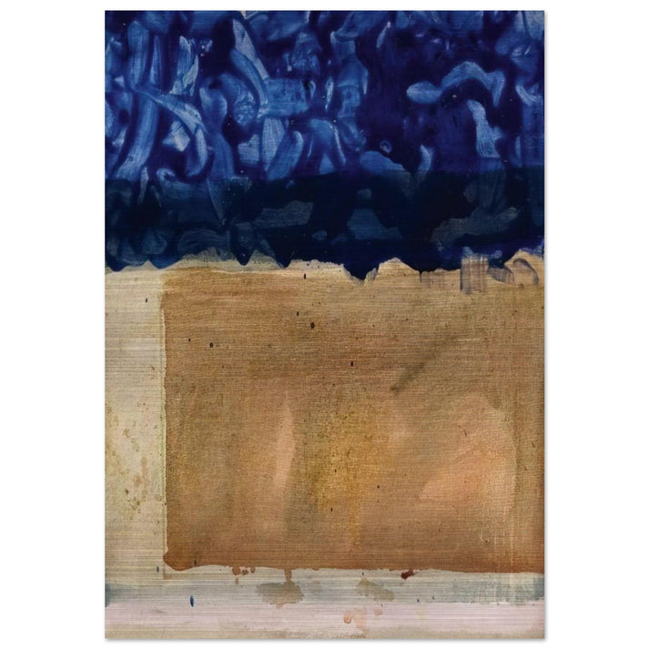 Shoreline - 1952 - Helen Frankenthaler Brushed Aluminum Print - 70x100 cm / 28x40 inches | Helen Frankenthaler Aluminum Print | Helen Frankenthaler Prints