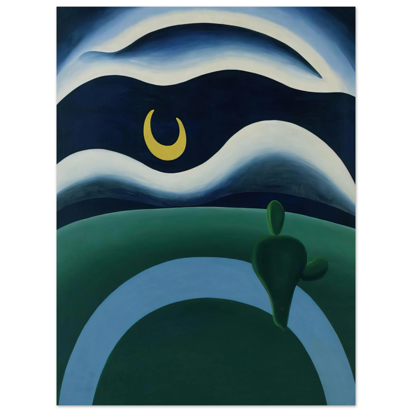 Tarsila do Amaral - The Moon 75x100 cm / 30x40inches Fine Art Poster