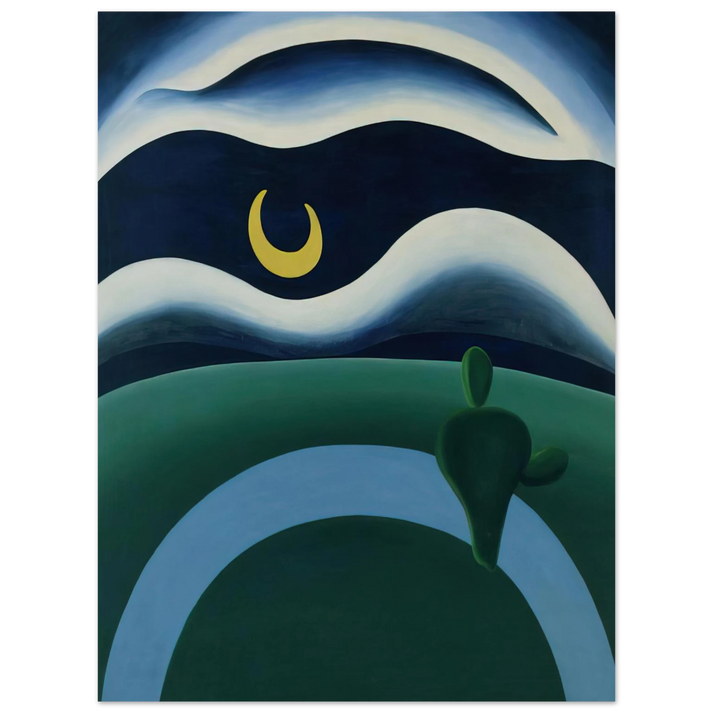 Tarsila do Amaral - The Moon 75x100 cm / 30x40inches Fine Art Poster