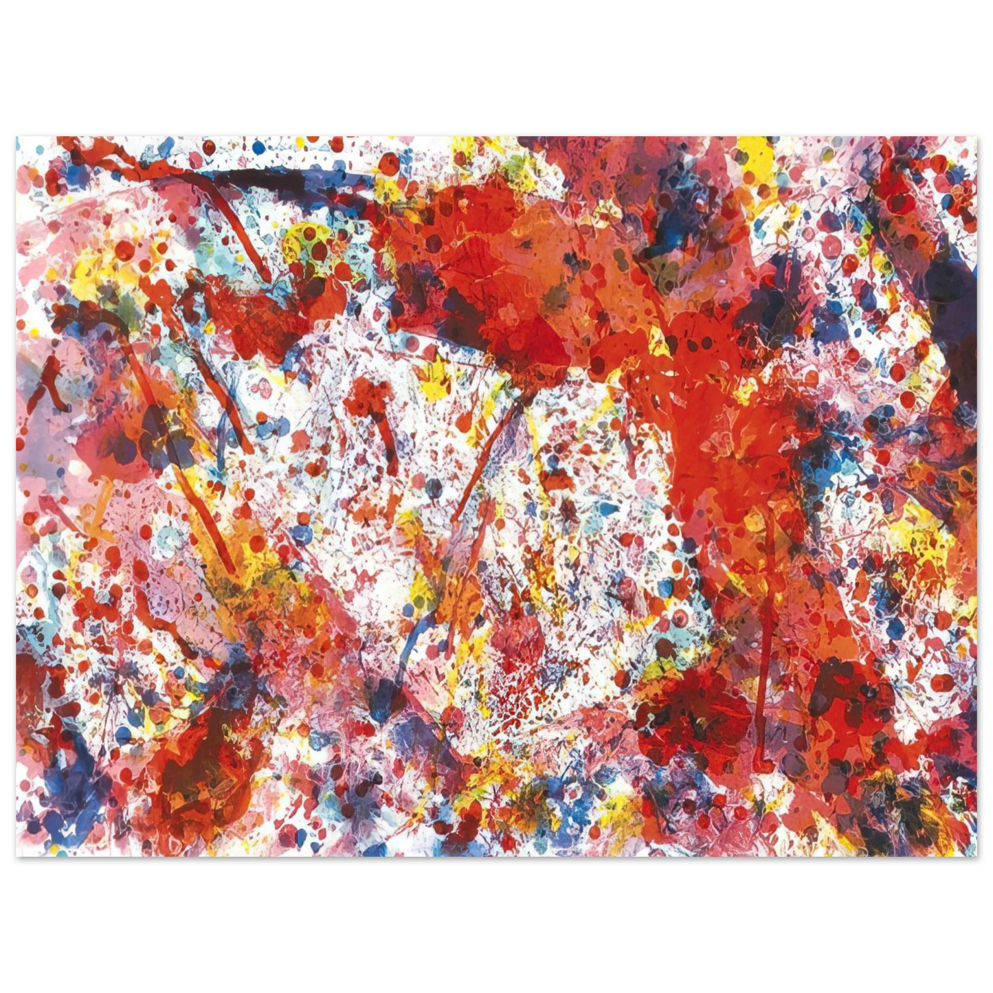 Sam Francis - And Pink 75x100 cm / 30x40inches Fine Art Poster